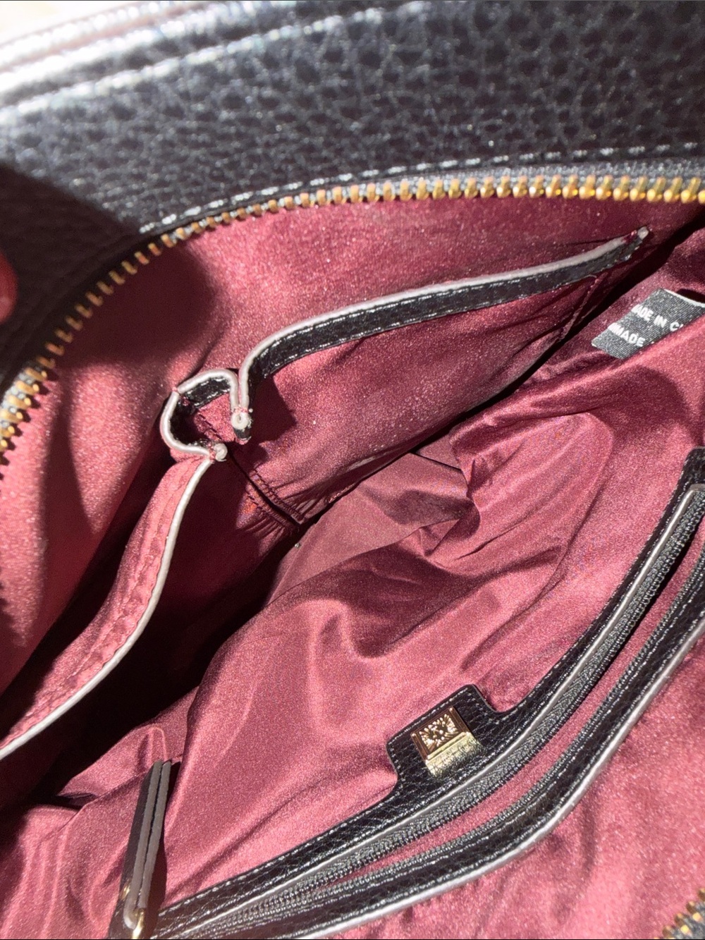 Anne Klein Striped Tote Bag with Pink Handles - Women Bags - Picture 8 of 10